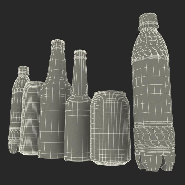 3D model Bottles Collection 3